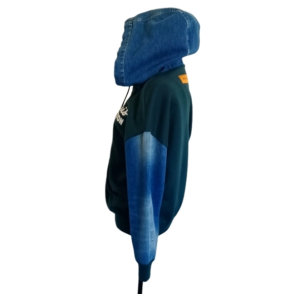 Authentic Louis Vuitton Hybrid Hoodie Denim Jacket - Picture 7 of 10